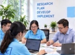 SENBOX team discussing education and curriculum