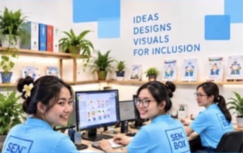 SENBOX graphic design and illustration team